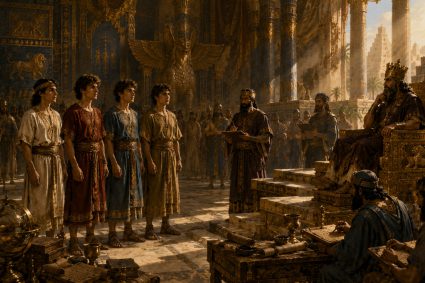 👑 FROM BABYLON TO THE ETERNAL KINGDOM | Chapter 1 – 👑 Miniseries 1: 🌍 From Jerusalem to Babylon | 👑 Poem 5 – The Choosing of the Young Men